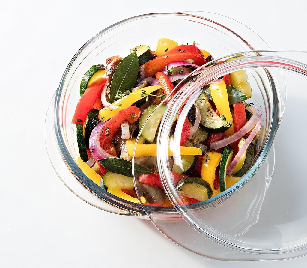 Âu thủy tinh vi sóng, lò nướng 750ml Pháp Arcuisine 21.5×16.5×8cm – 10288