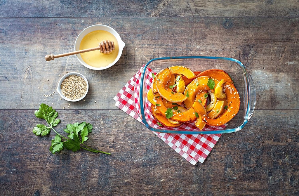 Bộ 3 cỡ khay thủy tinh vi sóng, lò nướng chữ nhật sản xuất tại Pháp Arcuisine