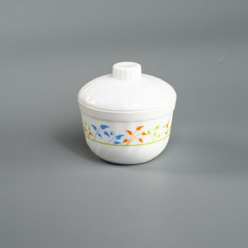 Bát đường có nắp 11cm Rak Glass – Fresh Leaves-3082