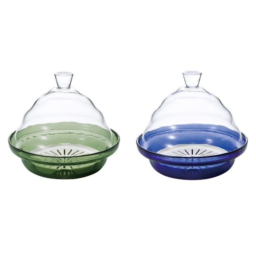 Bộ 2 nồi (có thể chọn màu) hấp cách thủy nấu vi sóng 500ml sản xuất tại Nhật Bản Aderia