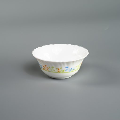Bộ 6 bát ăn cơm 12,5cm sứ thủy tinh Rak Glass – Fresh Leaves – K4346