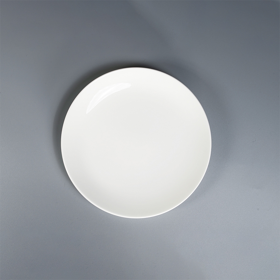 Set mâm 4 người 11 chi tiết bát đĩa sứ tro xương màu trắng cao cấp Hàn Quốc Hankook