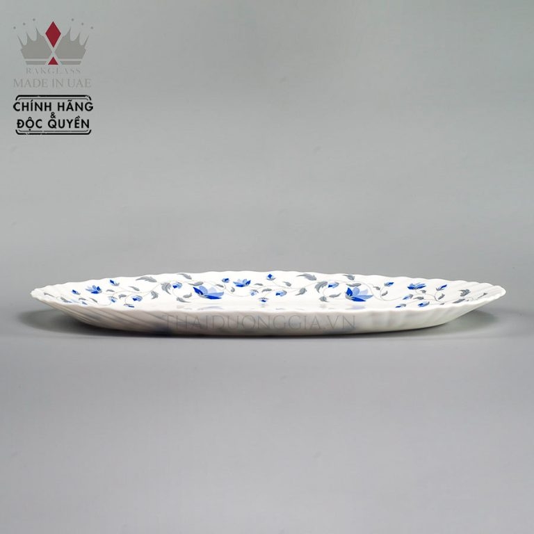 Đĩa bầu dục to 32cm Rak Glass – Helena-174