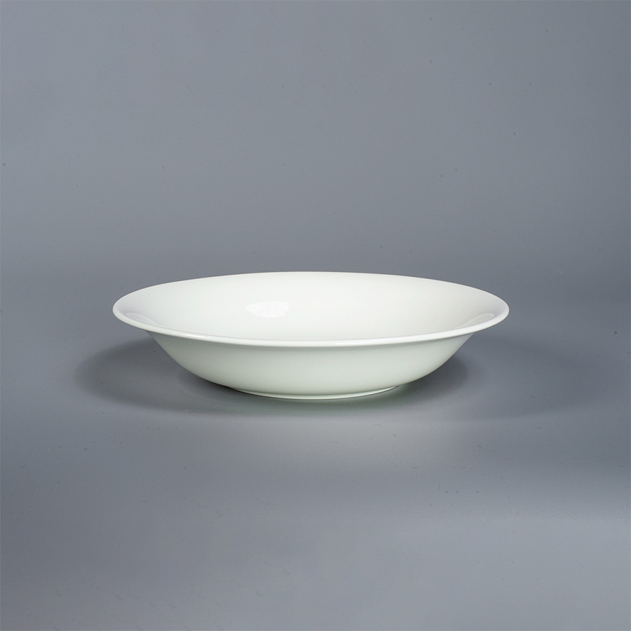 Set mâm 2 người 8 chi tiết bát đĩa sứ tro xương màu trắng cao cấp Hàn Quốc Hankook