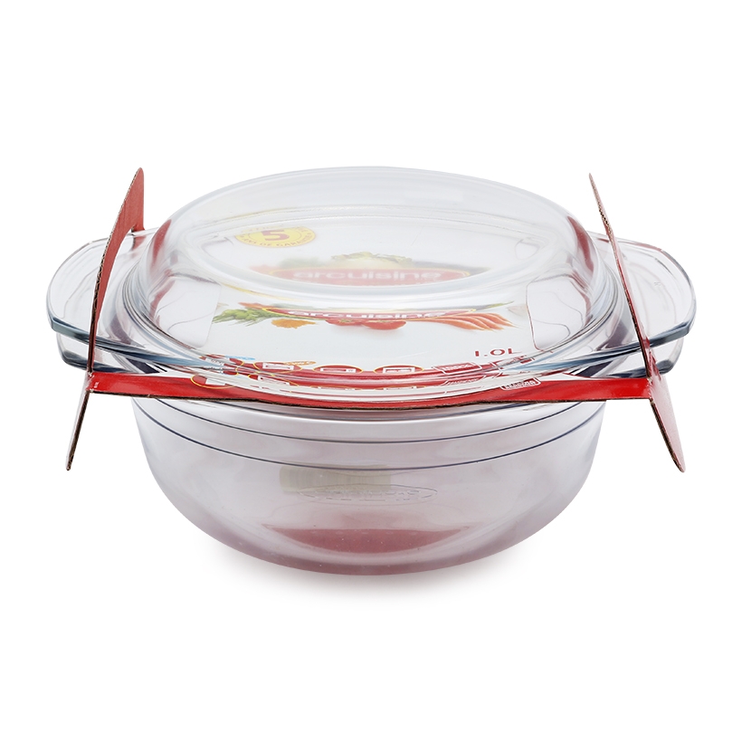 Âu thủy tinh vi sóng, lò nướng 1L Pháp Arcuisine 20×16.5×9cm – 01326