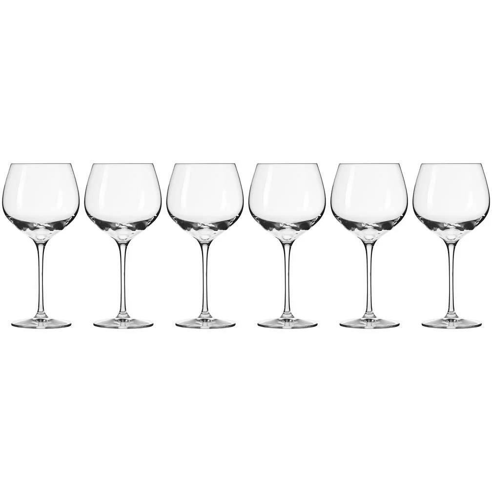 Bộ 6 ly vang đỏ pha lê HARMONY 570ml Ba Lan Krosno-791319