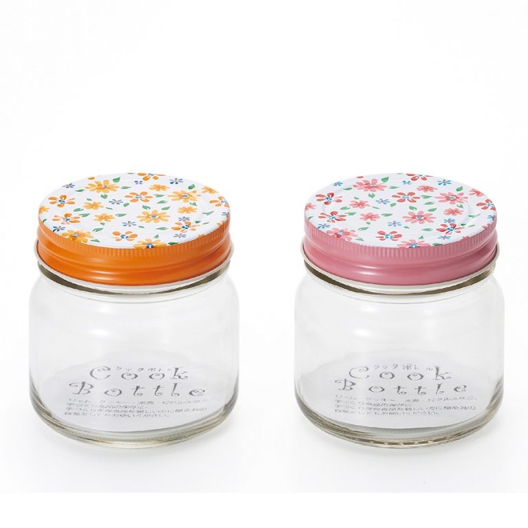 Lọ đựng gia vị, đồ khô thủy tinh nắp hợp kim chống gỉ 200ml Nhật Bản Aderia