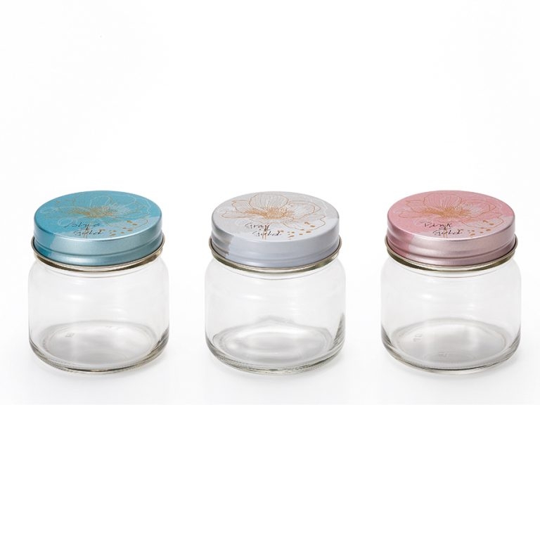 Lọ đựng gia vị, đồ khô thủy tinh nắp hợp kim chống gỉ 200ml Nhật Bản Aderia