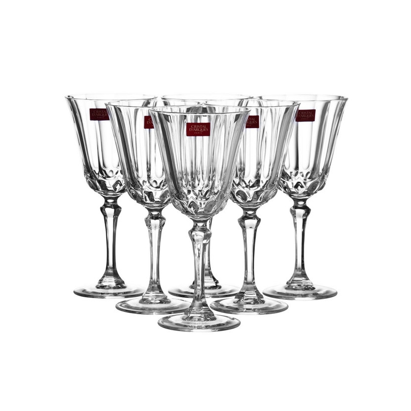 Bộ 6 ly vang pha lê 250ml Pháp Cristal d’Arque: Allure-21710