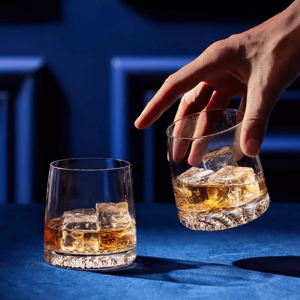 Bộ 6 cốc pha lê uống rượu mạnh whisky FJORD 300ml Ba Lan Krosno-877013