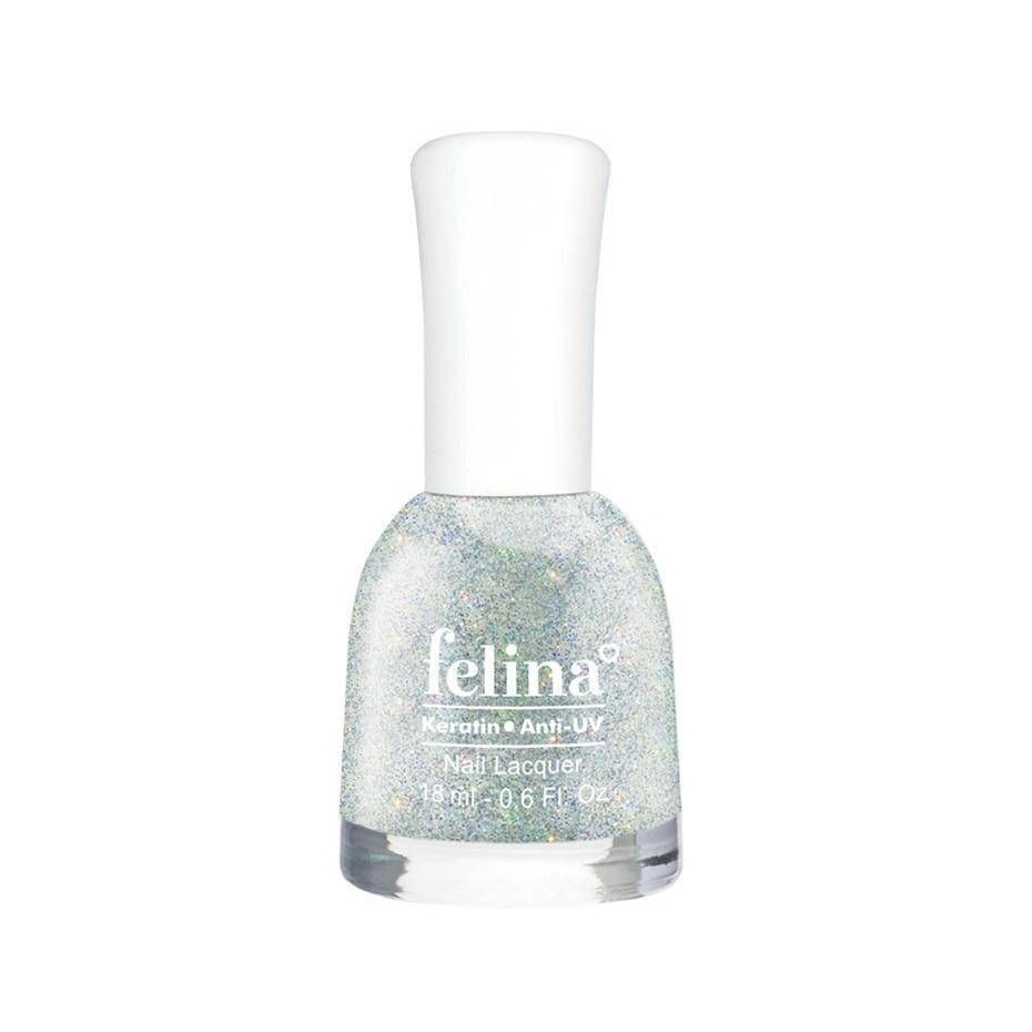 Sơn Móng Tay Màu Kim Tuyến Ngũ Sắc Ck015 Felina 18Ml