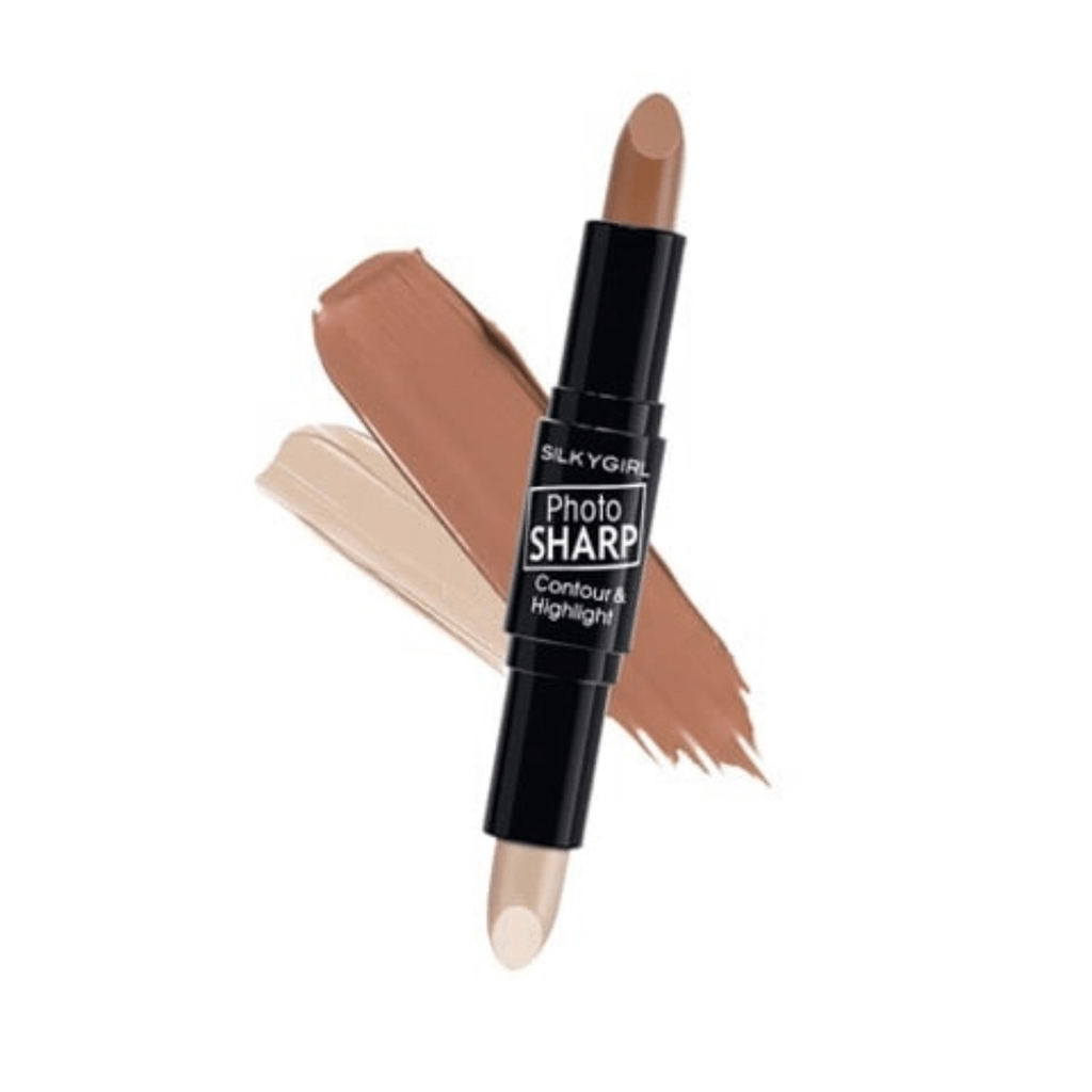 Tạo Khối Hai Đầu Silkygirl Photosharp Contour & Highlight Stick #01 Natural Light 8Gr