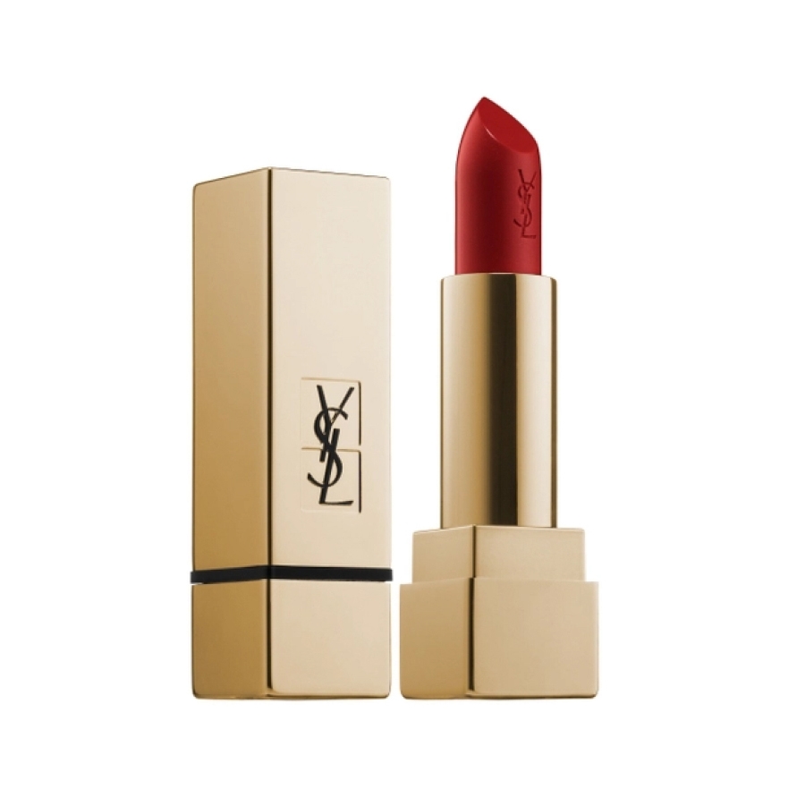 Son YSL 01 Le Rouge Màu Đỏ Hồng Trẻ Trung