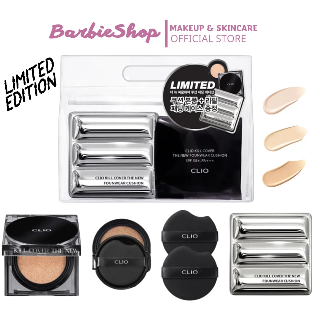 Phấn Nước Clio Kill Cover The New Founwear Cushion (With Refill) [Limited Edition With Puffer Case]