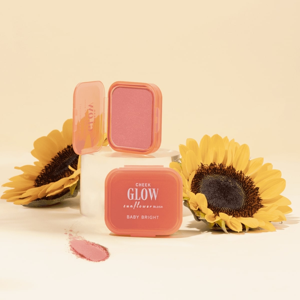 CHEEK GLOW SUNFLOWER BLUSH 5.2G BABY BRIGHT (M) 08 ORANGE TULIP