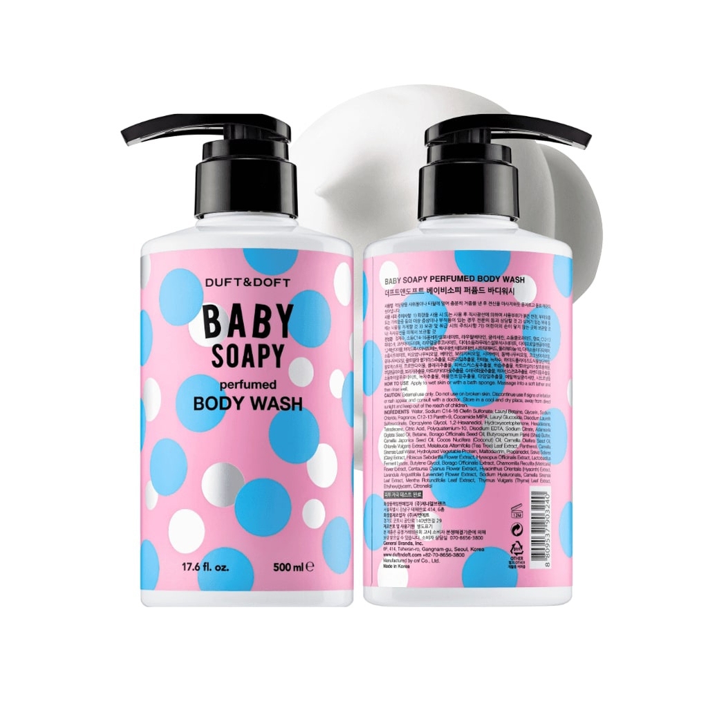 SỮA TẮM DUFT&DOFT HƯƠNG NƯỚC HOA BABY SOAPY 500ML