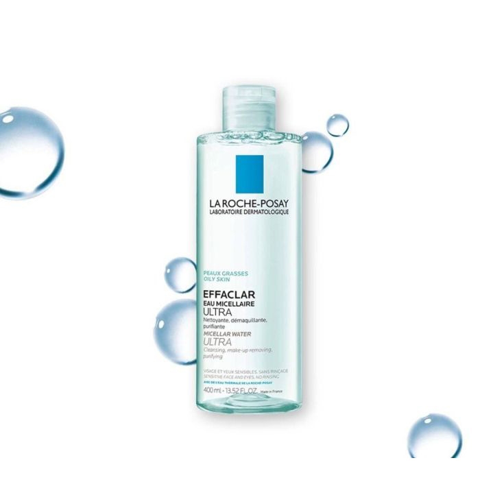 Nước Tẩy Trang Sạch Sâu, Kiểm Soát Nhờn Cho Da Dầu La Roche-Posay Effaclar Micellar Water Ultra Oily Skin 400ml