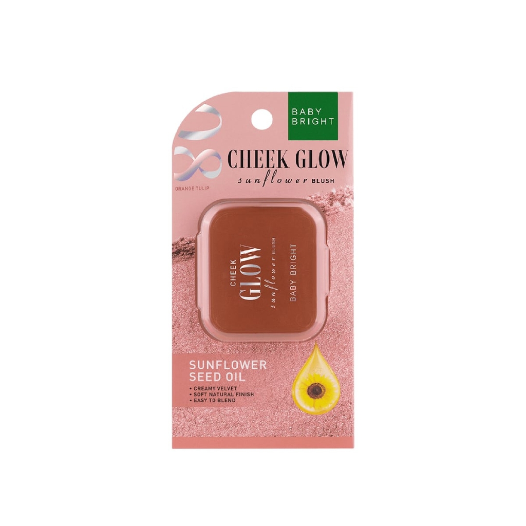 CHEEK GLOW SUNFLOWER BLUSH 5.2G BABY BRIGHT (M) 08 ORANGE TULIP