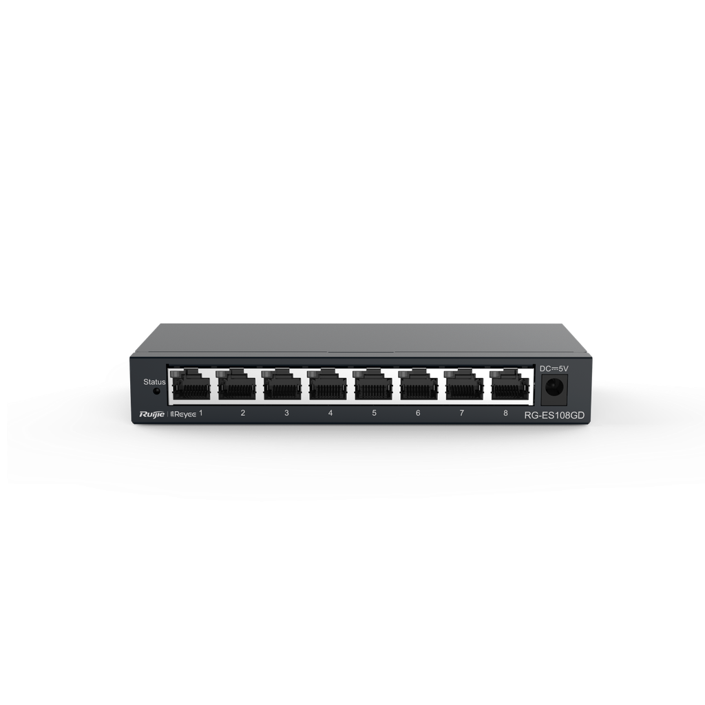 Switch chia mạng Ruijie RG-ES108GD (8 cổng Gigabit, vỏ sắt)