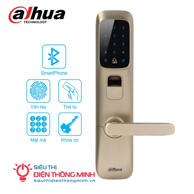 Khóa cửa điện tử Dahua ASL8112S-B màu bạc