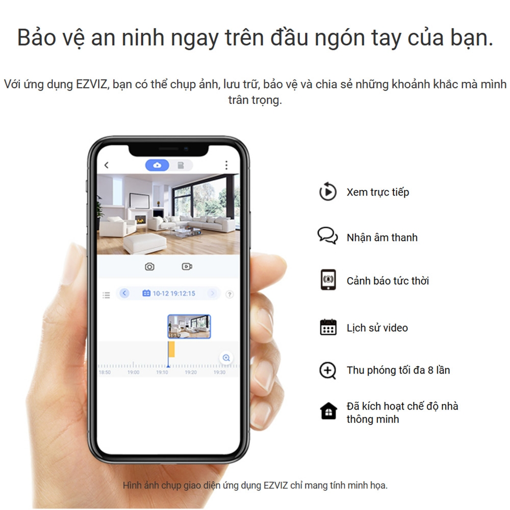 Camera EZVIZ BC2 (Wifi 2MP, PIN 2000mAh)
