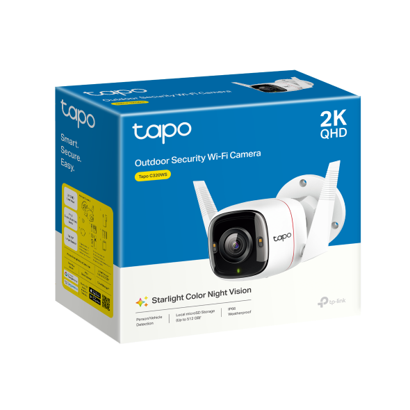 Camera TP-LINK Tapo C320WS (Wifi thân 4MP, Full Color)