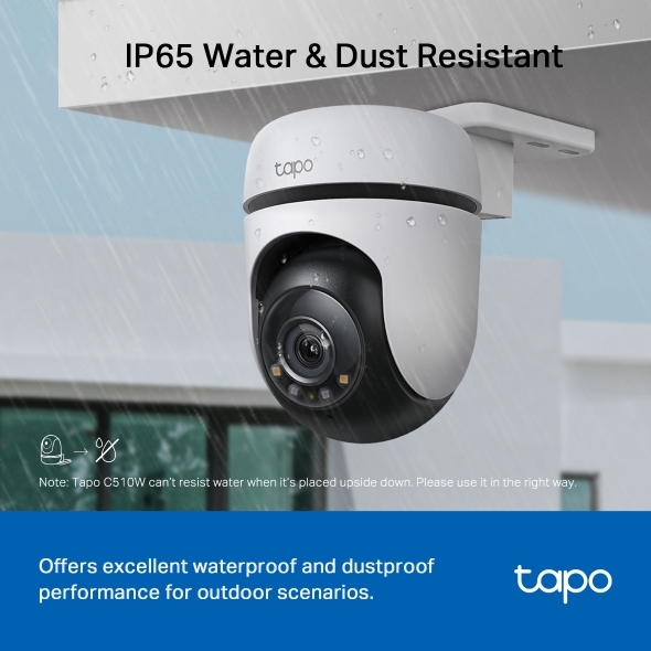 Camera TP-LINK Tapo C510W (Wifi quay quét ngoài trời 3MP)