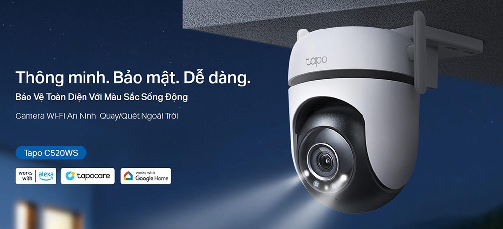 Camera TP-LINK Tapo C520WS (Wifi quay quét ngoài trời 4MP)