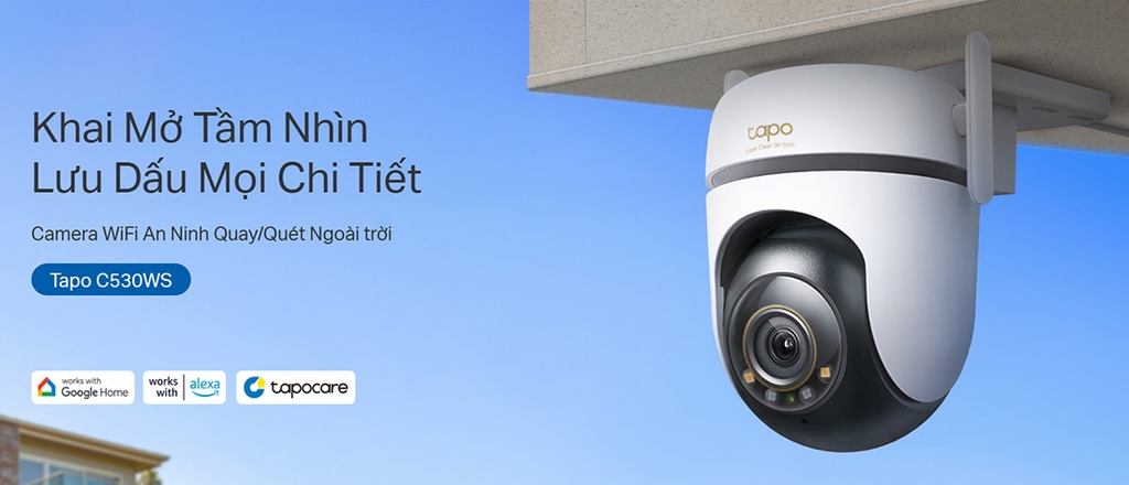 Camera TP-LINK Tapo C530WS (Wifi quay quét ngoài trời 5MP)
