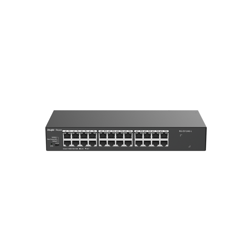 Switch chia mạng Ruijie RG-ES124G-L (24 cổng Gigabit)