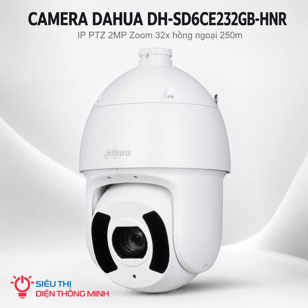 Camera DAHUA DH-SD6CE232GB-HNR (IP PTZ 2MP Zoom 32x hồng ngoại 250m)
