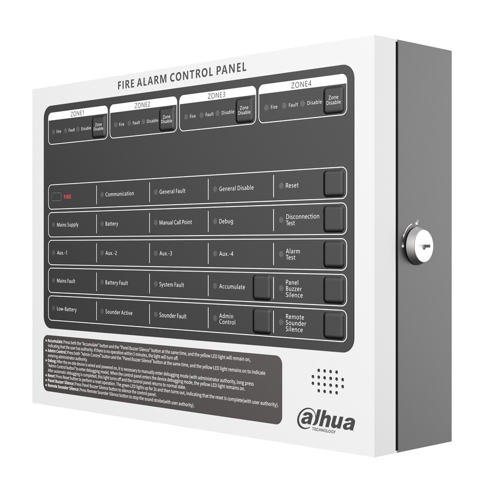 Tủ trung tâm báo cháy Dahua 4 kênh DHI-HY-C102-4