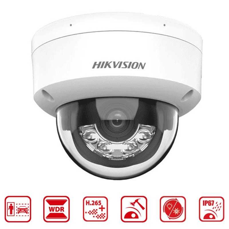 Camera Hikvision IP DS-2CD2183G2-LIS2U (Dome 8MP, Ánh sáng kép, Mic kép)