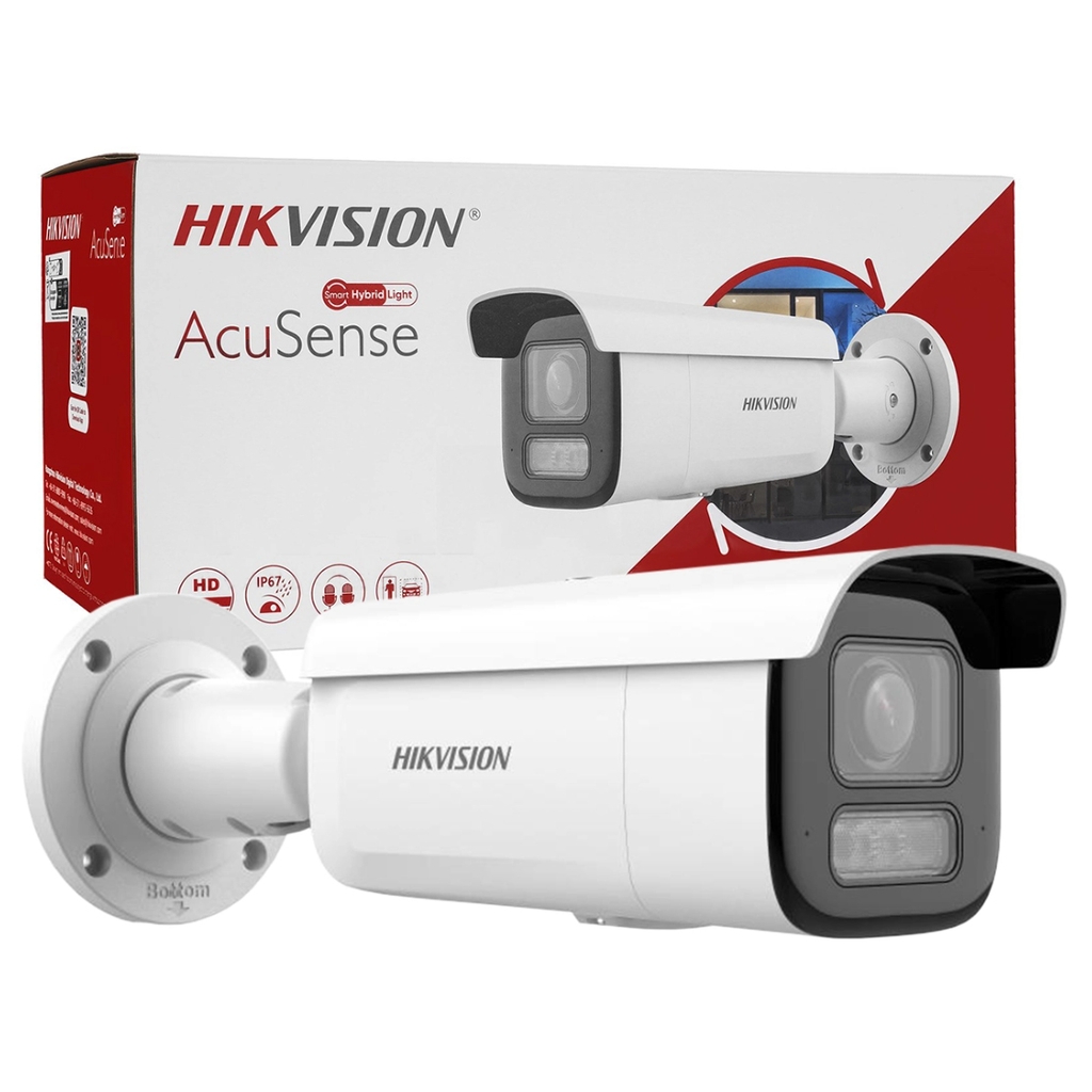 Camera Hikvision IP DS-2CD2623G2-LIZS2U (Thân 2MP, Zoom 5x, Mic kép, Ánh sáng kép)