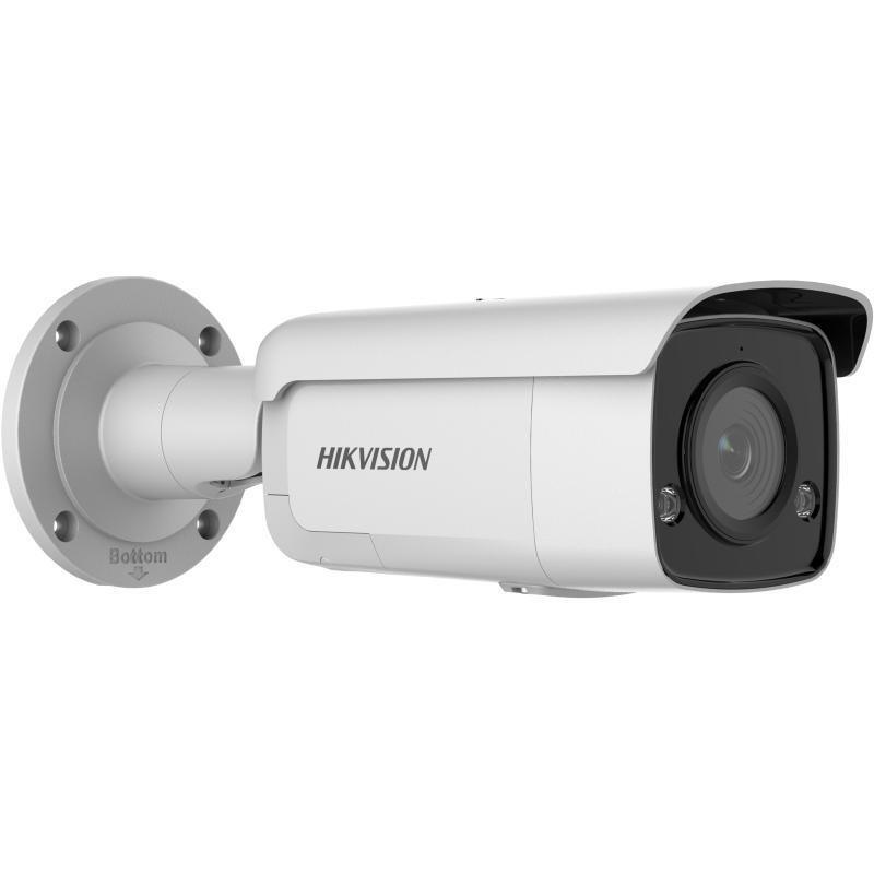 Camera Hikvision IP DS-2CD2T46G2-ISU/SL (Thân lớn 4MP, Loa Mic, AI)