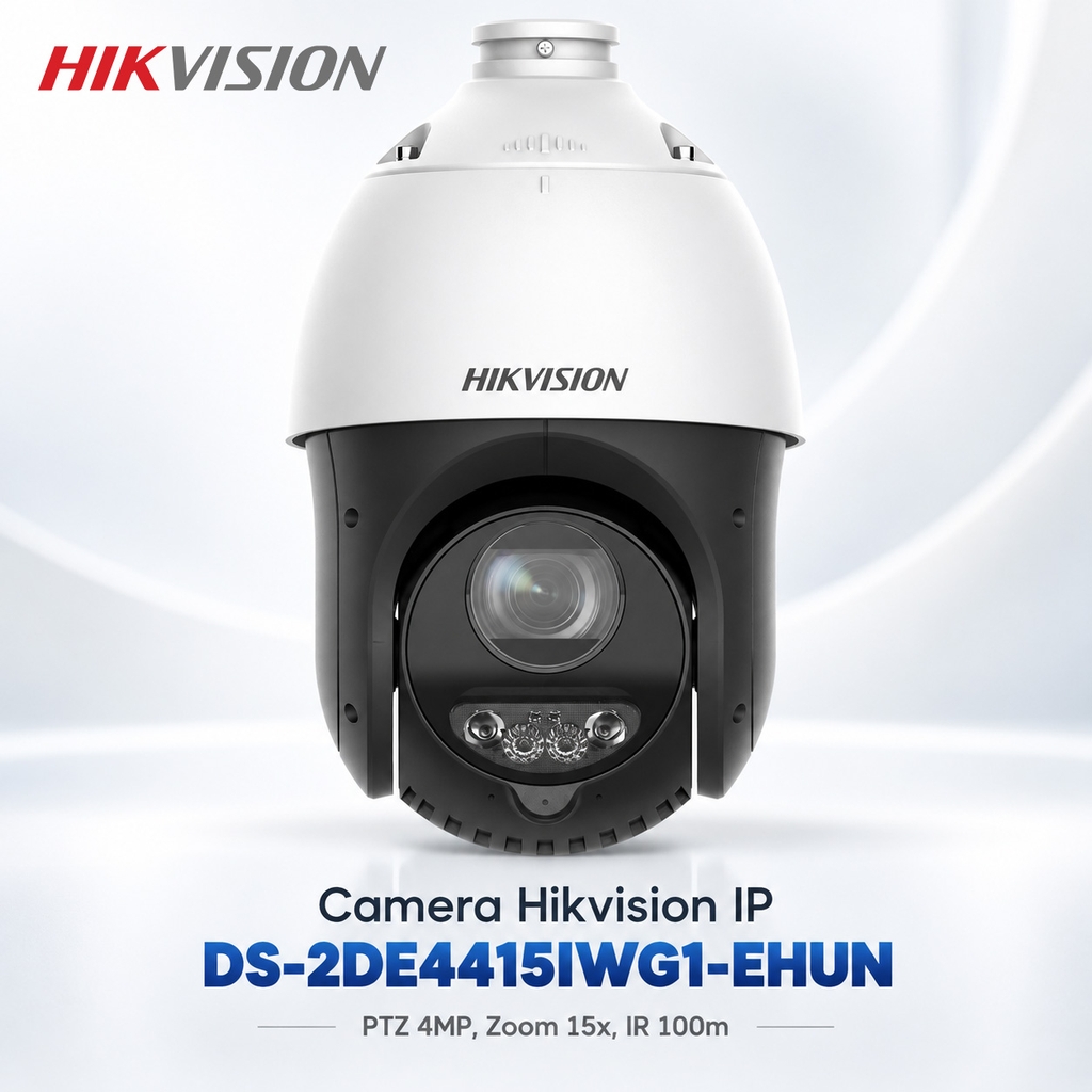Camera Hikvision IP DS-2DE4415IWG1-EHUN (PTZ 4MP, Zoom 15x, IR 100m)