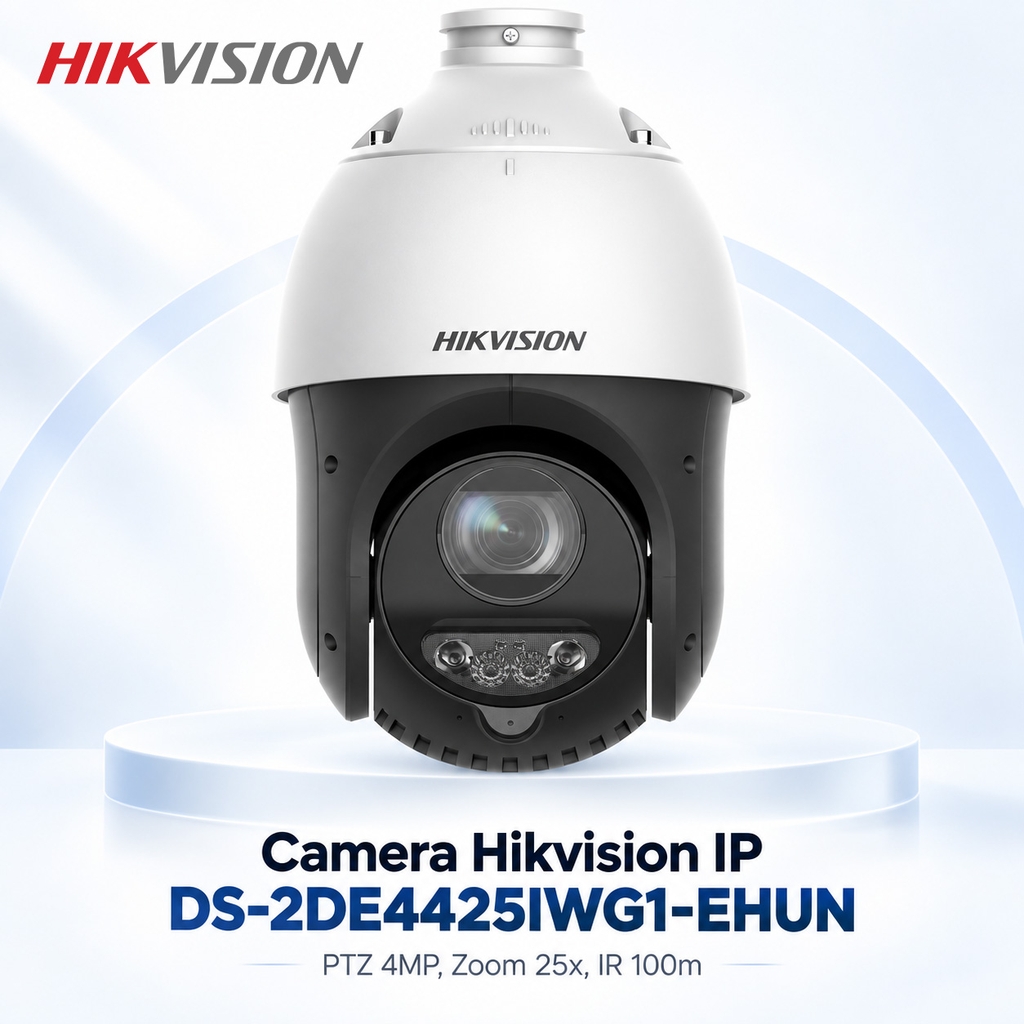 Camera Hikvision IP DS-2DE4425IWG1-EHUN (PTZ 4MP, Zoom 25x, IR 100m)
