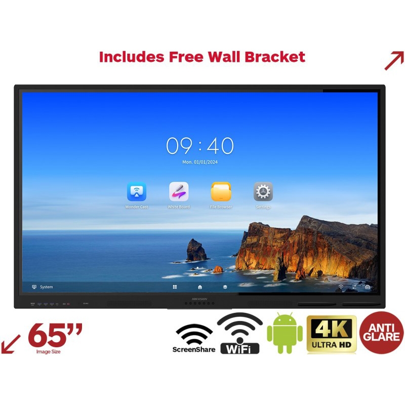 Màn hình tương tác Hikvision 65 inch DS-D5B65RB/EL