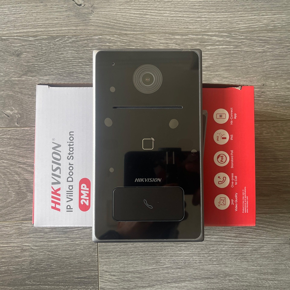Nút nhấn Camera chuông hình Hikvision DS-KV6133-ME1 (PoE)