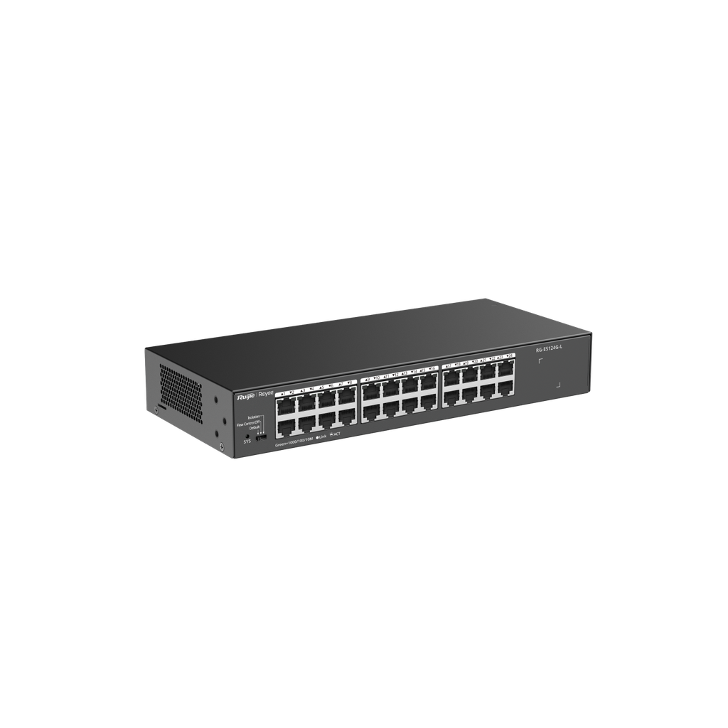 Switch chia mạng Ruijie RG-ES124G-L (24 cổng Gigabit)