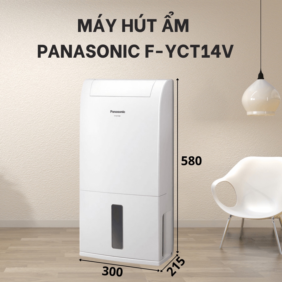 Máy hút ẩm Panasonic F-YCT14V chính hãng (14L/ngày)