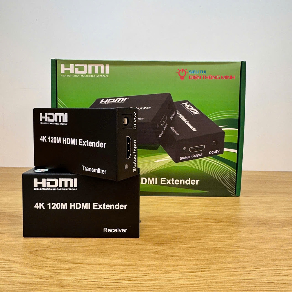 Bộ kéo dài HDMI qua LAN 120m HDMI-LAN-120