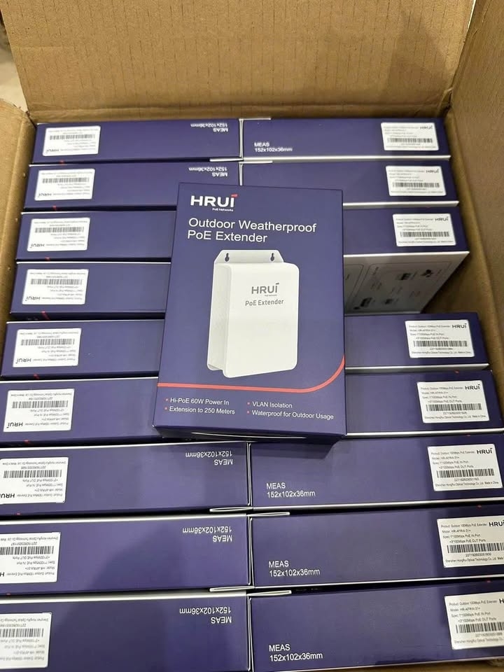 Bộ chia POE 1 ra 3 Hrui HR-AFRW-31+ (ngoài trời)
