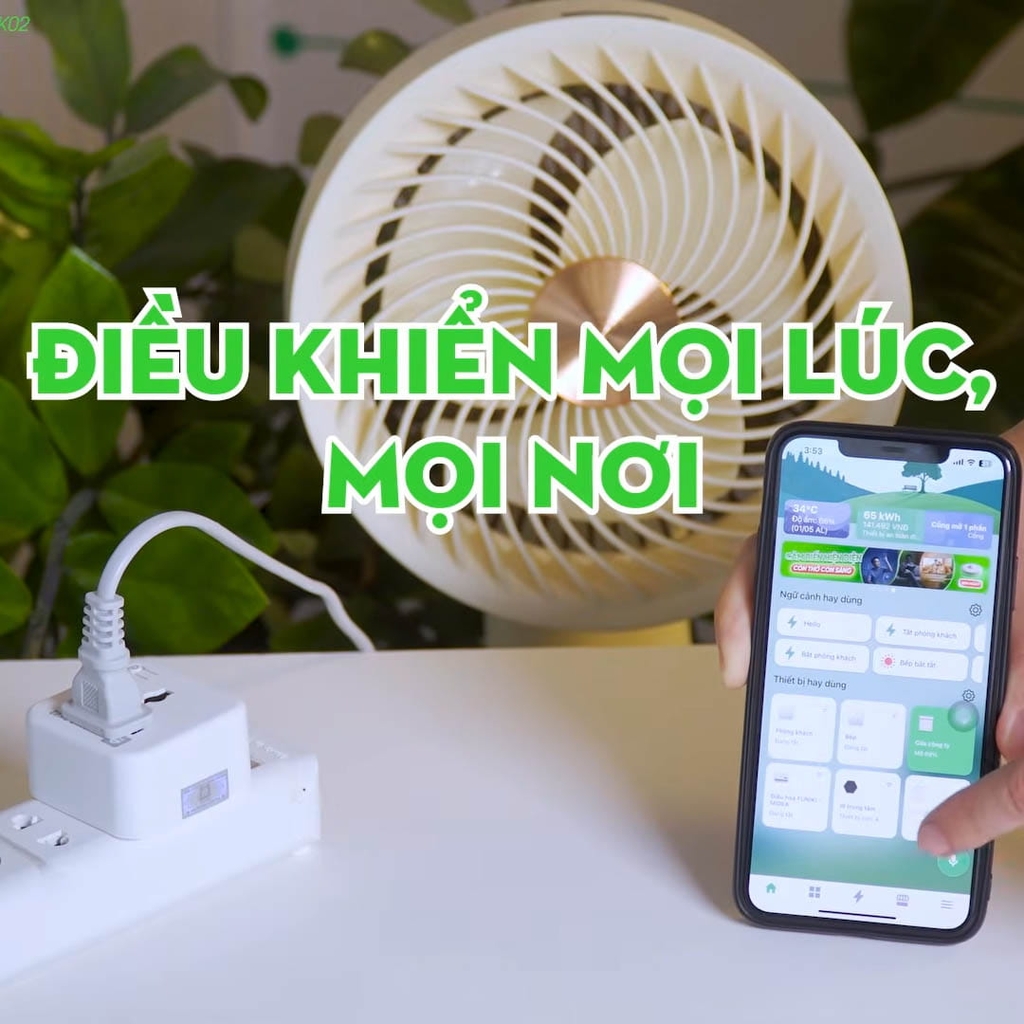 Ổ cắm thông minh Hunonic SK02