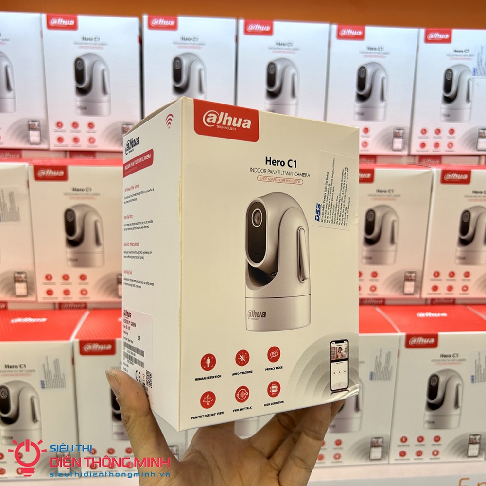 Camera DAHUA DH-H4C (Wifi 4MP, quay quét, loa mic đàm thoại)