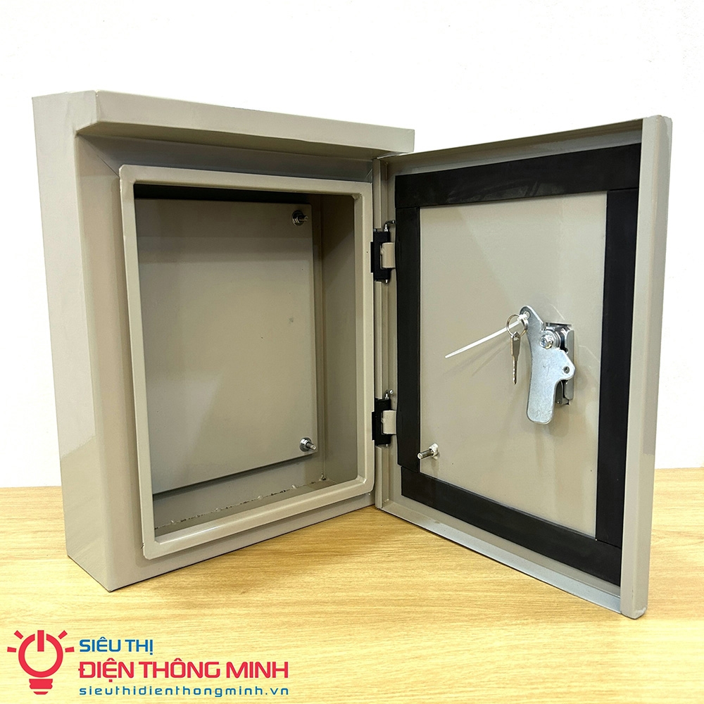 Vỏ tủ điện ngoài trời Outdoor TU-OD-02 (KT: 400x300x150, dầy 1mm, 5.2kg, sơn tĩnh điện)