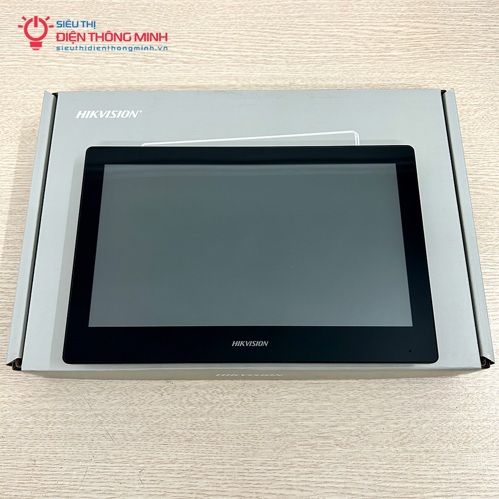 Màn hình chuông hình Hikvision DS-KH8520-WTE1 (10 inch, PoE, Wifi)