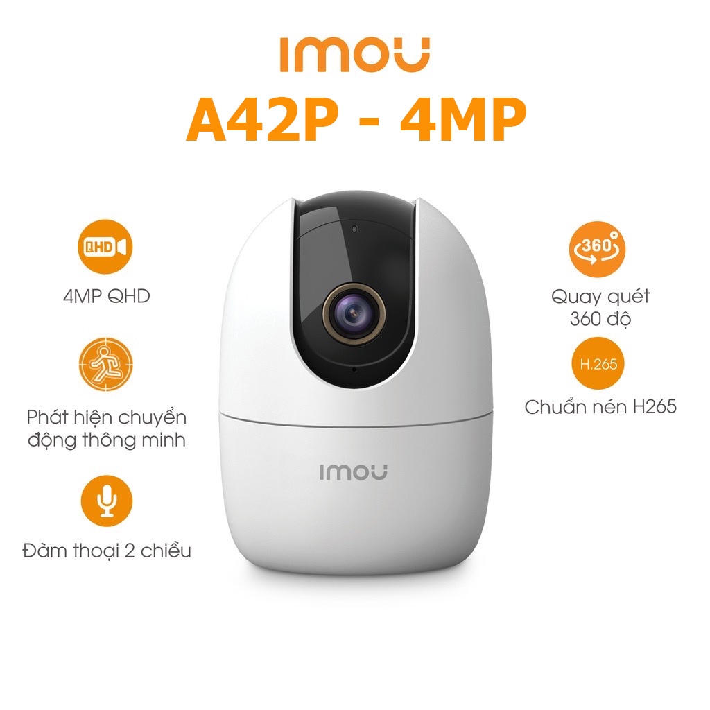 Camera IMOU IPC-A42P (Wifi quay quét 4MP)