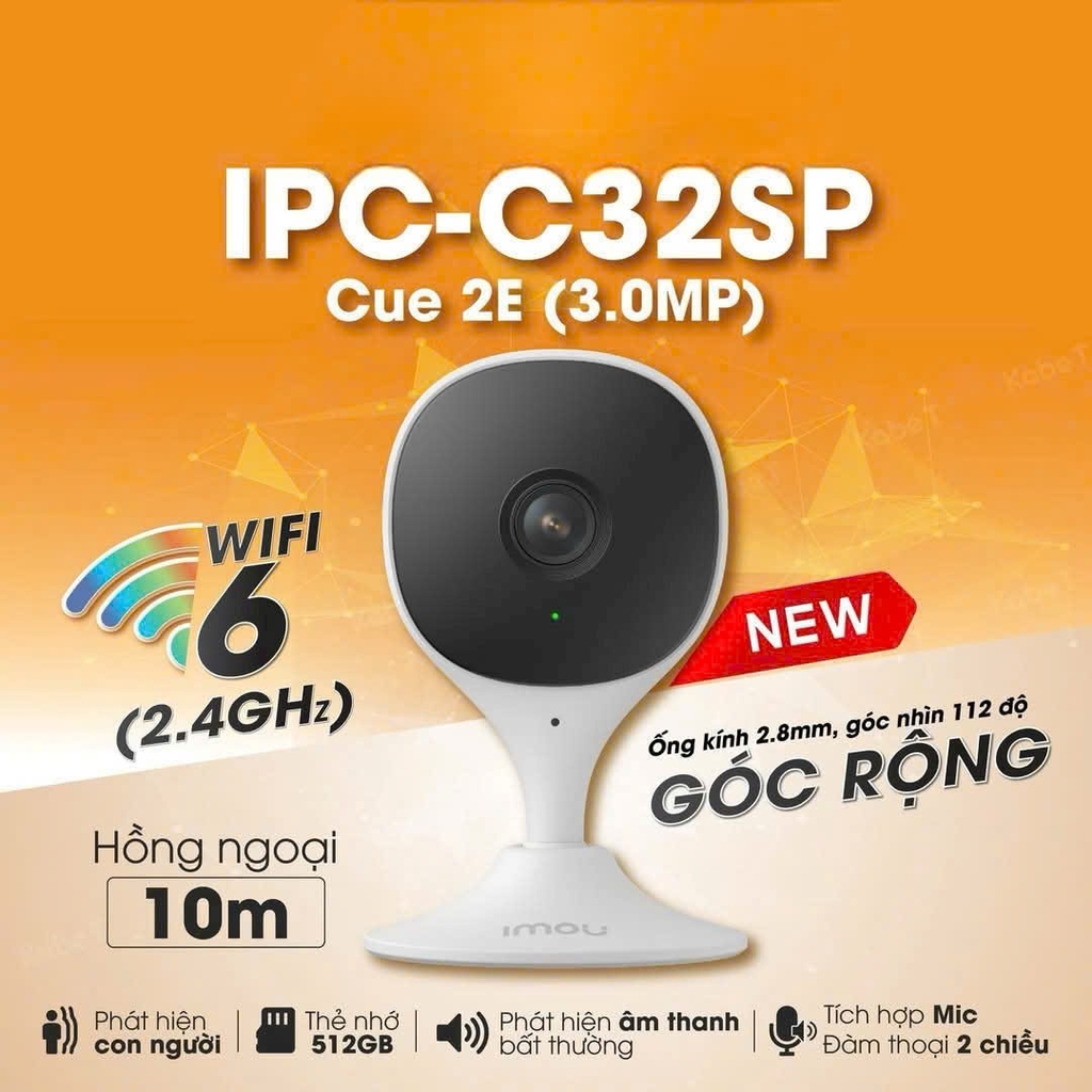 Camera IMOU IPC-C32SP (Wifi 3MP, góc rộng)