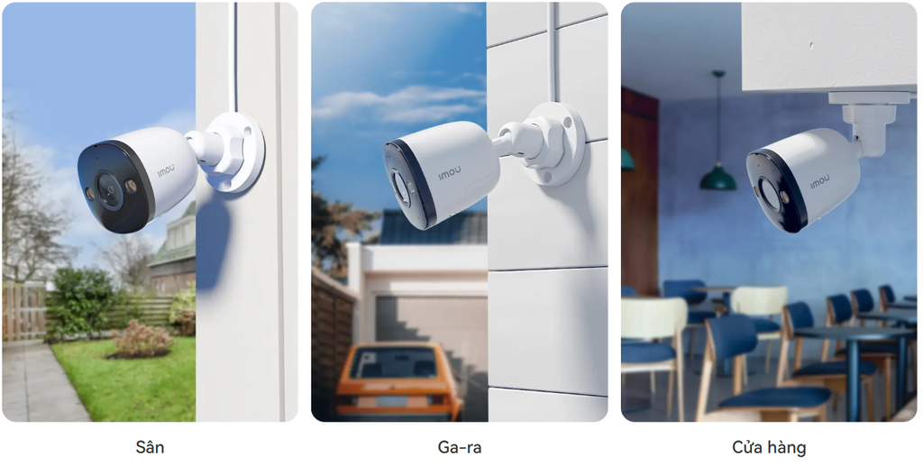 Camera IMOU IPC-PS3EP-3M0 (Thân 3MP, PoE, Loa Mic)